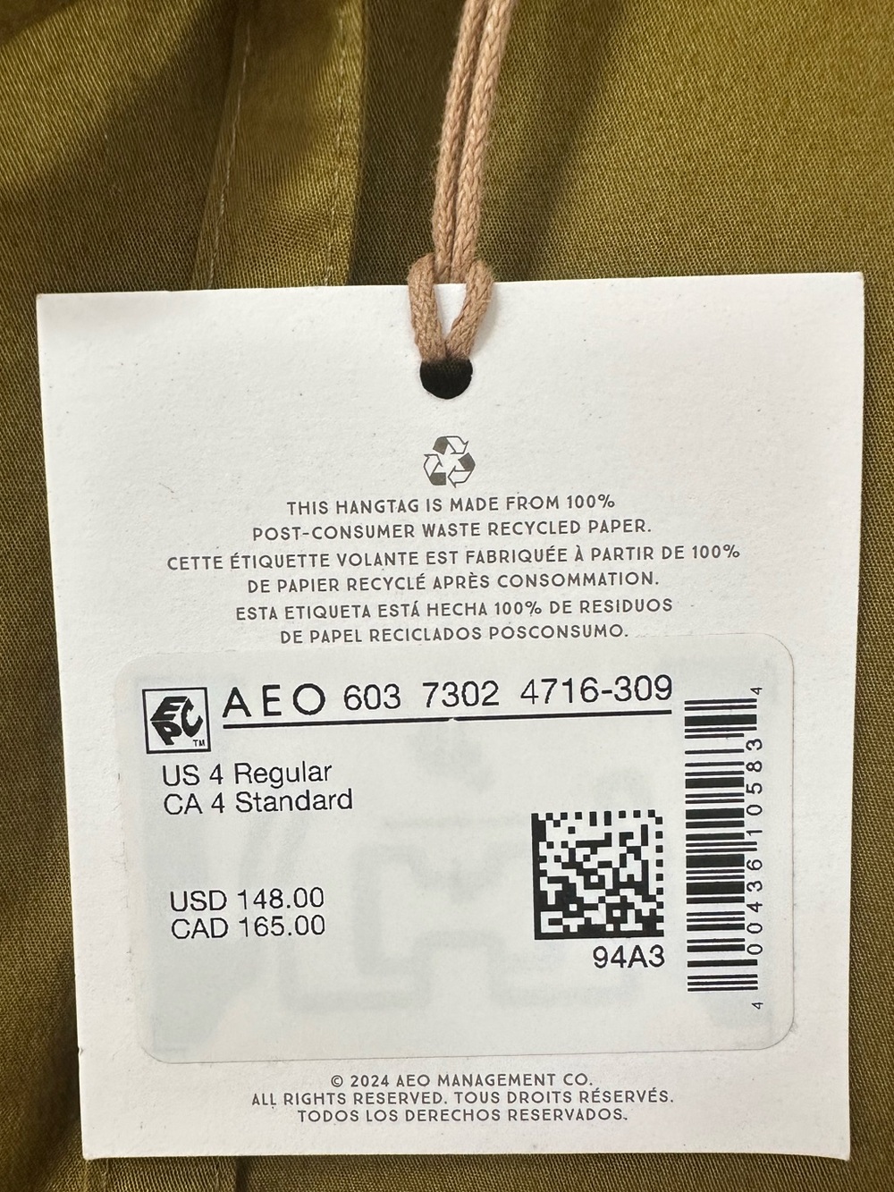 American Eagle 77 Premium Cargo Trouser - Picture 8 of 10